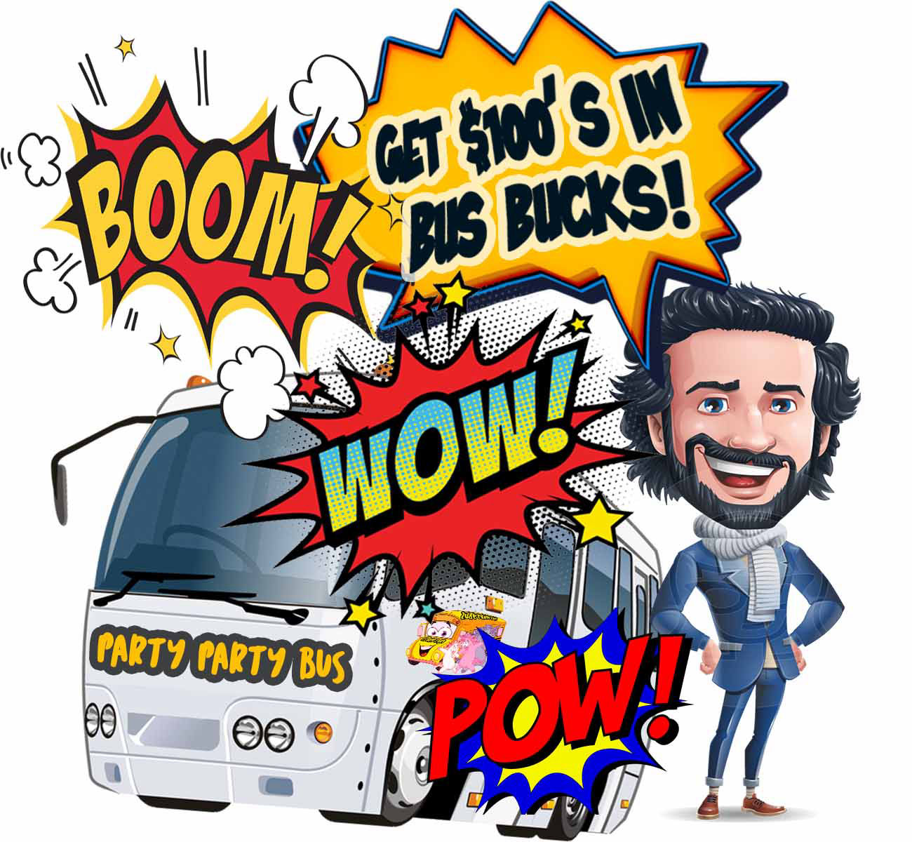 Book your PartyPartyBus for Brisbane, Gold Coast, Sunshine Coast, Toowoomba, Byron Bay, and all Queensland